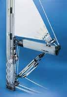 rigging systems. An aluminium mast with two spreaders and furlex are standard.
