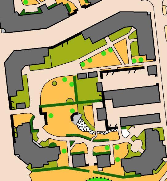 Terrain Map Map (continued) The competition area is fairly technical and consists of detailed residential courtyards with a mix of apartment blocks, detached houses and villas.