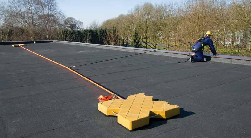 BIBOBLOCK Safety and convenience Zoontjens considers safety and convenience to be essential preconditions for working on flat roofs.