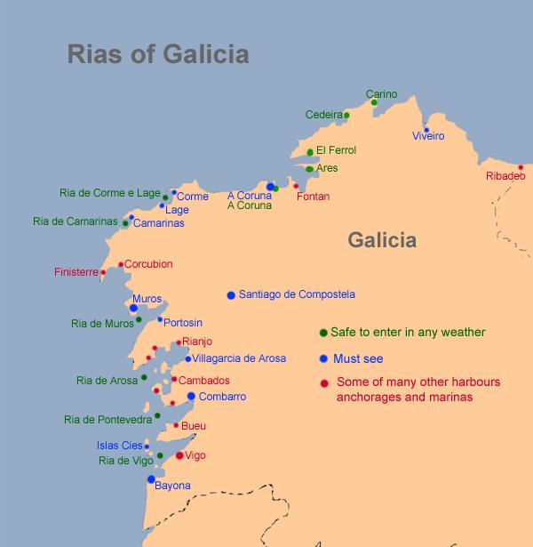 ITINERARY FOR RÍAS OF GALICIA CRUISE 17 TH TO 24 TH AUGUST 2019 No sailing experience necessary! THE RIAS OF GALICIA AN INTRODUCTION This itinerary is, of course, dependent on the weather.