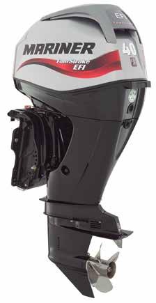 40 / 50 / 60 FourStroke High displacemet / Less weight The Marier 6 hp to 6 hp EFI egies provide ehaced SmartCraft capability a comprehesive boat ad propulsio moitorig system, supplyig detailed egie