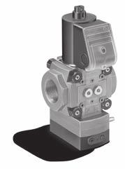 C US Pressure regulator with solenoid valve Air/gas ratio control with solenoid