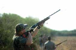 THE SHOOTING A typical day begins at daybreak, with a hearty breakfast, followed by a drive to the hunting grounds where each hunter meets their helper (bird boy).