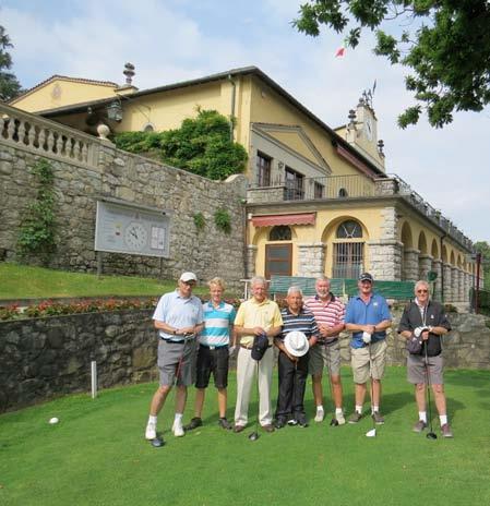DAY 2 Tuesday 21st of May Circolo Golf Villa D Este The group will leave the
