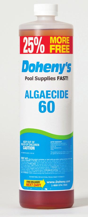 Doheny s Chlorine arrives fresh because we ship DIRECT to your pool the same day that you