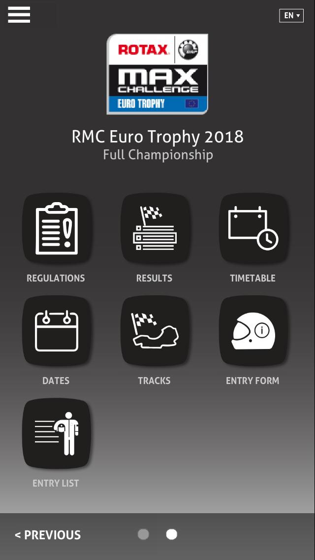 In continuation to the first App (the Rotax Grand Finals App introduced in 2017) this new App is made to be used for all Rotax kart events worldwide.