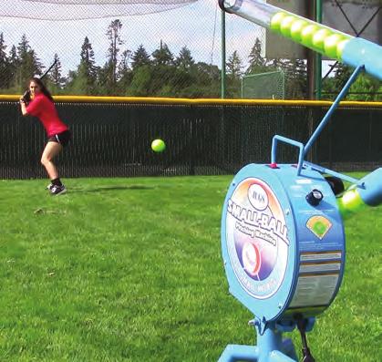 Only the JUGS SMALL-BALL Pitching Machine will let you improve as a hitter by focusing small and hitting big.