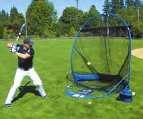 Get hundreds of swings in less than half an hour. Holds up to 14 baseballs or 10 softballs. (Balls sold separately).
