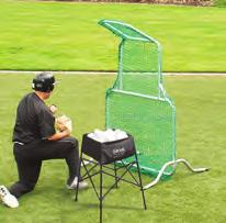 Screen provides you maximum protection from batted balls.