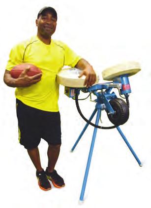 For more drills featuring Cris Carter and JUGS Football Machines, visit our football page online at: jugssports.com/football/.