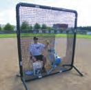 Weight 75 lbs. 360-Degree Swivel Softball Transport Cart Power Source 110V AC (see features) Motor (1) 1/4 HP, 3 amp NOTE: JUGS CHANGEUP Super Sof tball Machine will not throw a dropball.