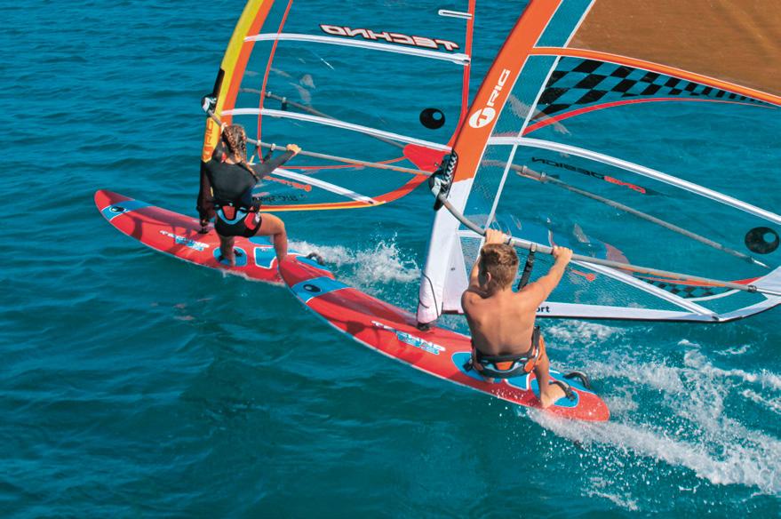 WINDSURFING If you feel like some fun and exhilaration then it is time to get on a board and learn to windsurf.