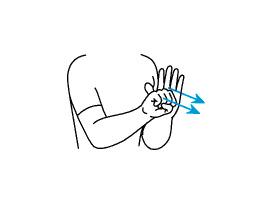 RELATE -ION, -TION, -SION (Suffix) -SHIP (Suffix) RESEARCH fingertips of r at eye swings down to brush forward twice off left palm.