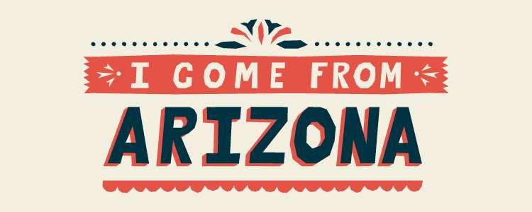 Social Narrative [Image: I Come From Arizona production banner. Letters are all upper case.