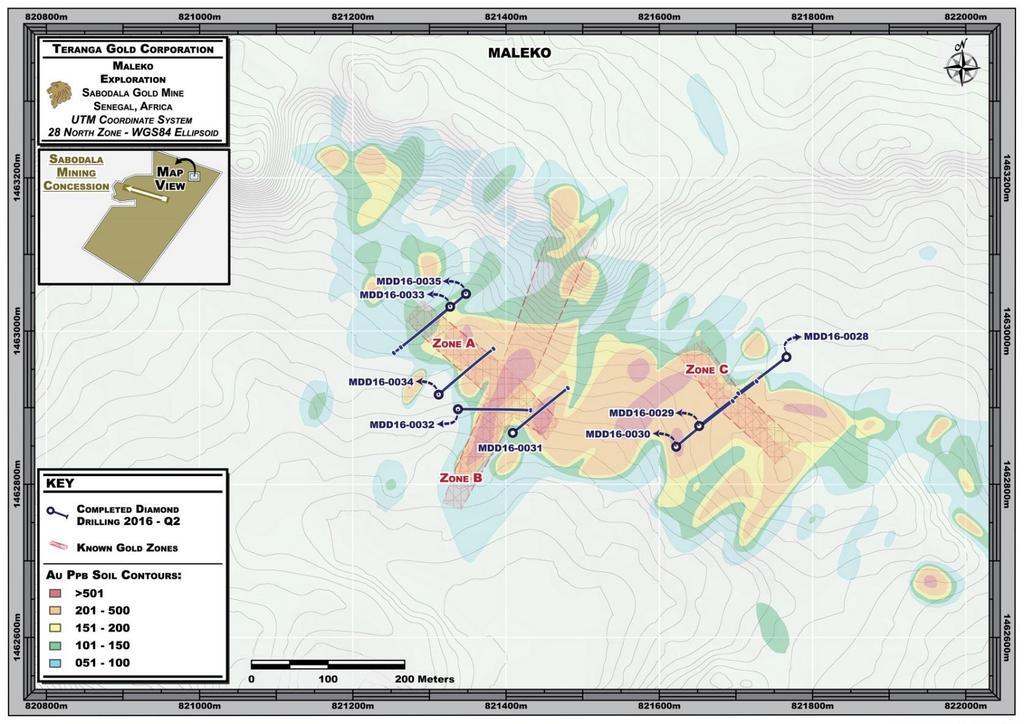 Maleko Prospect Figure 4: Maleko Prospect Location Plan