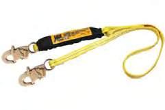 POSITIONING LANyARDS Rope or web lanyards without shock absorbers may be used for applications that require positioning or restraint of a worker or if the fall possibility is less