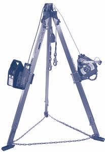 ADVANCED CONFINED SPACE SYSTEMS (CONT.) 8301000 PART # DESCRIPTION WT. 1+ SEALED SRL with 7-FT. ALUMINUM TRIPOD 8301000 Sealed Retrieval SRL, 50 ft. galvanized, mounting brackets, SRL bag & 7 ft.