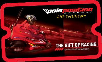 Gift Certificates We sell gift cards that are perfect for any occasion. They make great gifts for race winners, hard-working employees, friends and family members.