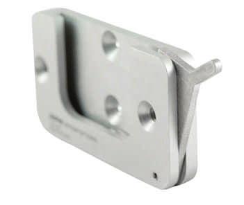 surfaces by using the proper screws and utilizing the two center holes.