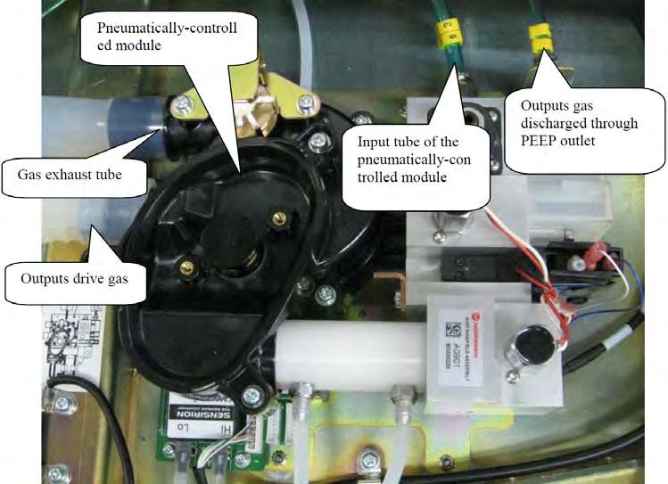 Gas Flow Theory of Operation 1.3.4.11 Anesthetic Ventilator The anesthetic ventilator provides drive gas for the patient to breathe.