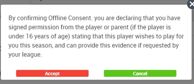 Offline consent forms can be found on the Norfolk County FA website.