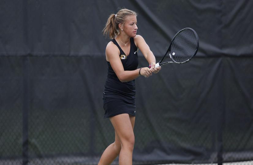 John s, defeated Ksenia Mikhaylova in singles (6-2, 6-3) Against Army, defeated Larraine Saavedra in singles (6-1, 6-0) and Della Taylor and Elle Taylor in doubles (8-1) paired with Kobelt Defeated