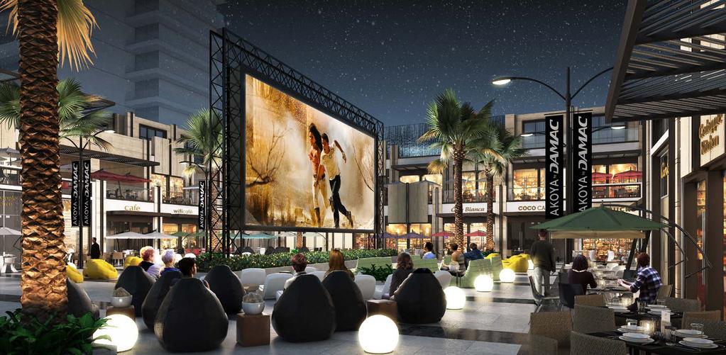 The Drive/AKOYA Outdoor Cinema The theatre of dreams Imagine: this season s blockbuster is showing. At the heart of the concourse, the outdoor cinema is as spectacular as it gets.