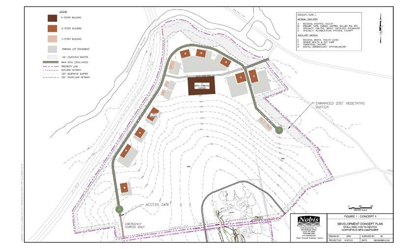 Ref: 52455.00 September 7, 2017 Page 2 Development Program The nearly 470-acre site is located in Northfield, NH and is bound by Shaker Road, Shedd Road, and Bay Hill Road to the east and south.