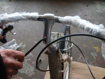 Setting up handlebar When setting up the