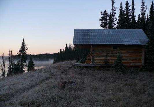 Northern British Columbia Hunting ground: The hunting ground in northern British Columbia is located 2 hours from Whitehorse.