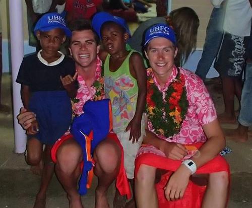 Volunteer Eco Students Abroad (ESA) - Fiji Islands Discovered Ryan Bell and Tyron Cover, both