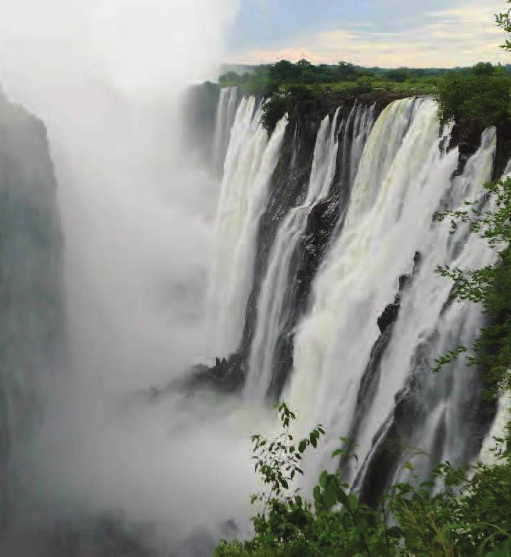 DAY 1 VICTORIA FALLS HOTEL VICTORIA FALLS Take an unforgettable tour of the world s largest falling curtain of water.