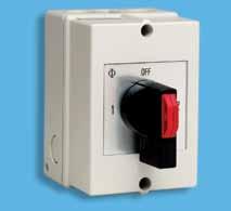 CHANGEOVER ~ SWITCH DISCONNECTORS Changeover Switch with Centre Off - 2, 3 & 4 Pole 16A - 160A Insulated: Ie AC-21A 2 Pole Encl. Ref Price, 3 Pole 1) Encl. Ref Price, 4 Pole (3ph+SwN 2 ) 1) Encl.