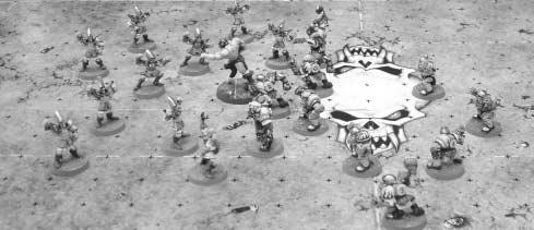 THE WEATHER Blood Bowl players are a pretty hardy bunch, so it comes as no surprise that games have been played in all types of weather conditions.