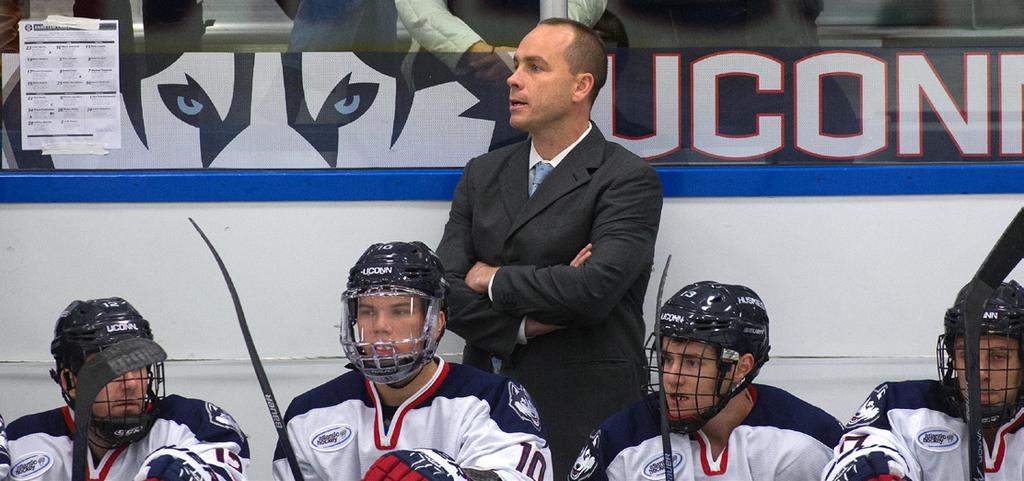 Cavanaugh will guide the Huskies in the upgrade of their program as UConn plays in Atlantic Hockey in 2013-14 and then joins Hockey East, the nation s most competitive conference, in 2014-15.