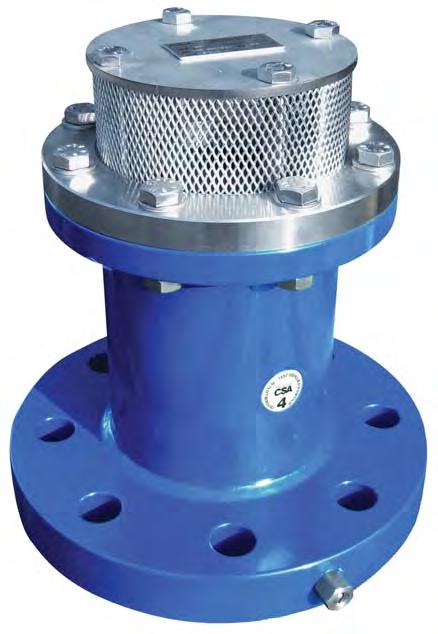Anti water haer combination air valve Mod. FOX 3F - AS - HP The CSA air valve Mod.