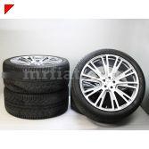 .. Set of 4 genuine Brabus 22 inch silver forged "R" monoblock wheels for Mercedes G500,.