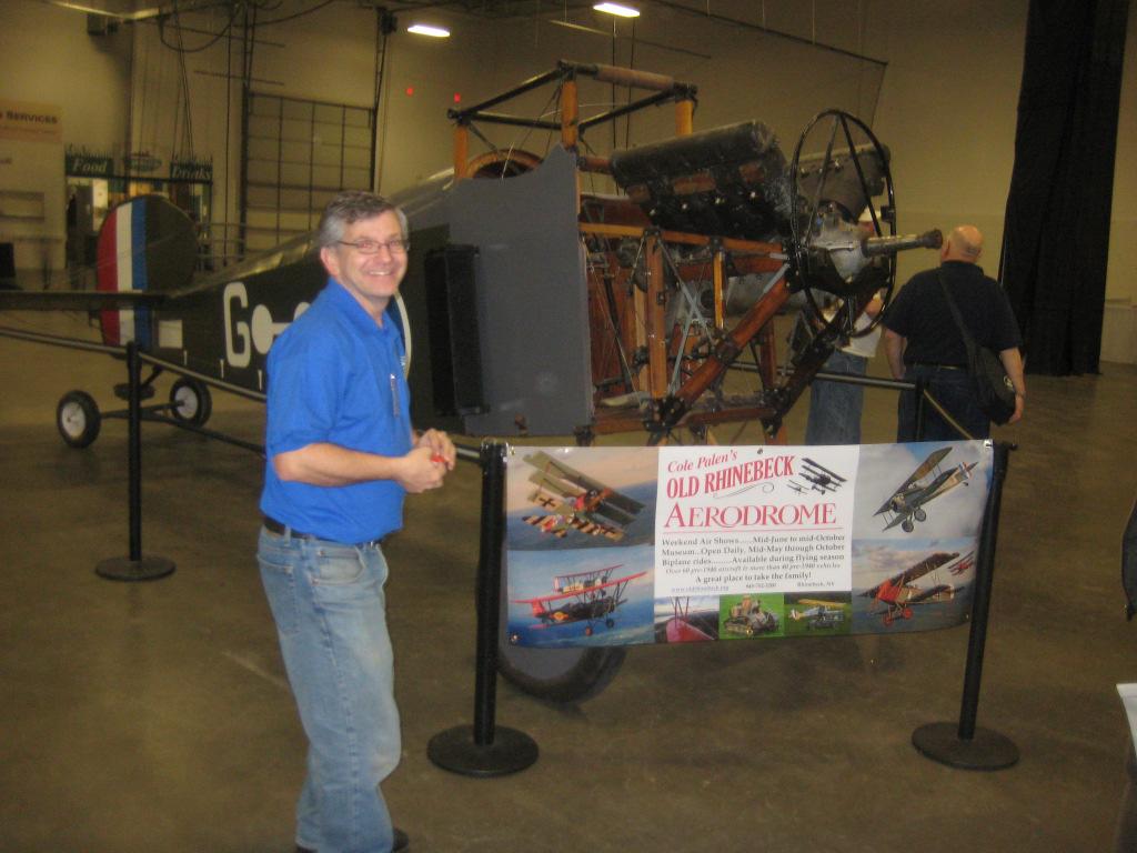MHRCS Pilot Briefing Page 4 The Old Rhinebeck Aerodrome was well represented. Tom P. is shown with the Sopwith Dolphin.