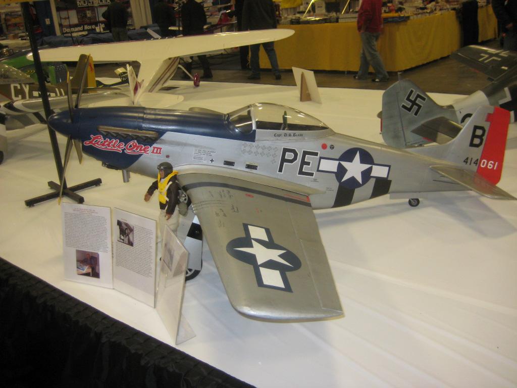 MHRCS Pilot Briefing Page 6 Some of the planes on display From the Shop by Ron Revelle Although my P-47 was coming along pretty well, I