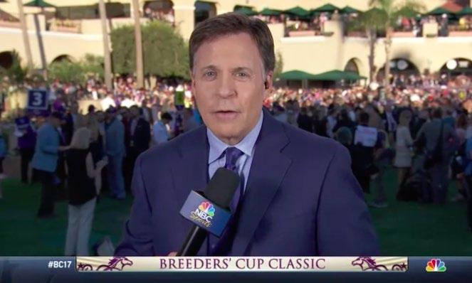 Television Exposure NBC Sports is the long-term home of the Breeders Cup (through 2025) and has shown tremendous commitment to the sport of horse racing in the past few years.