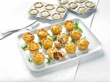 Spinach Pakora (30p ) Vegetable Pakora (14p ) Mini Shortbread Rounds (6p ) Mini Empire Biscuits (28p ) Mini Assorted Cakes (36p ) Mini Dessert Assortment (17p ) 6x6