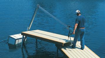 Your dealer can help you select the proper dock height for your lake conditions.