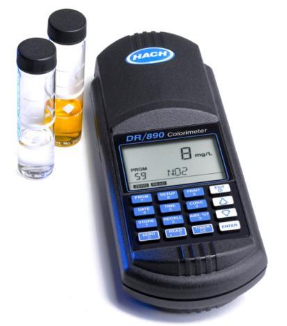Colorimeter Equipment Check.. The colorimeter check can be done using one standard for each test.