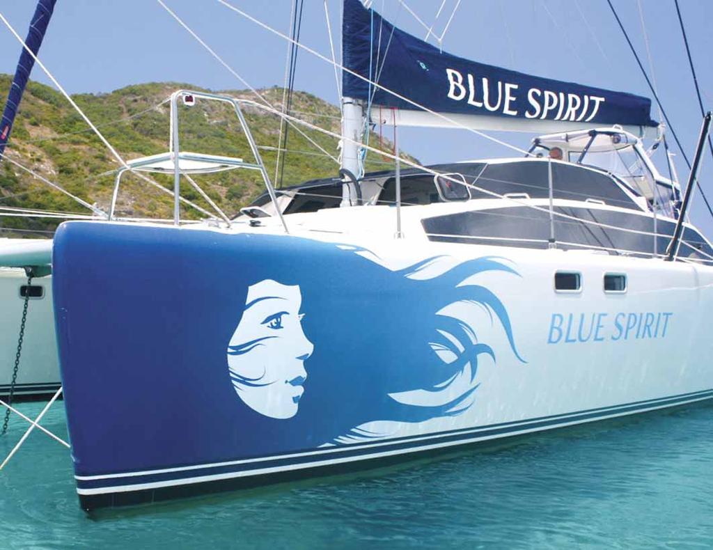 LW45G Blue Spirit s dynamic graphic design, exclusively designed by John Pallet (Perth) with our