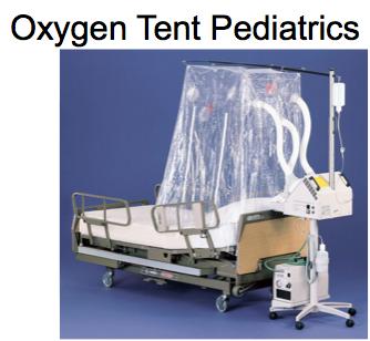 4. Oxygen Tent :- Pediatric Use Flow Rate :- 10-15