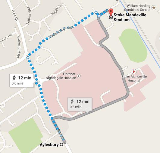 Swimming & Archery Venues Shuttle transport will be provided between Stoke Mandeville Stadium and