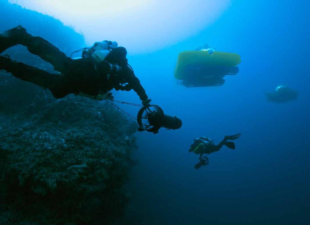 Provide access to underwater environments for media personnel, scientific researchers, policy makers