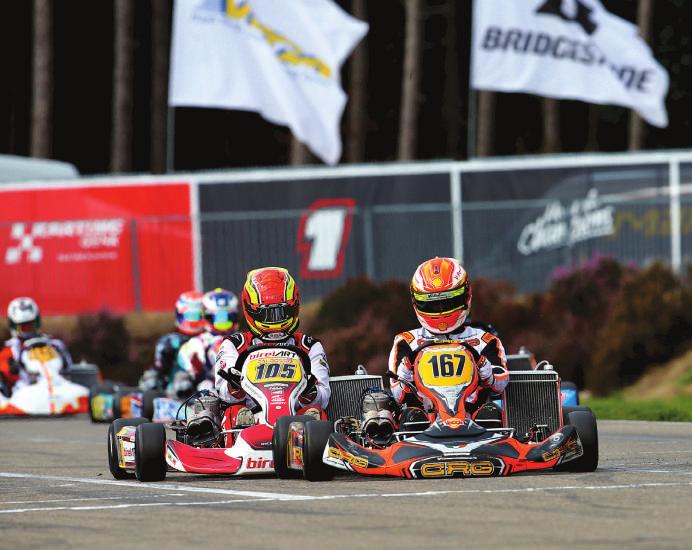 GAETANO DI MAURO Back from almost saying goodbye to karting, the Brazilian CRG driver does well in the category, despite his having started racing in cars. Amazes in the heats with excellent placings.