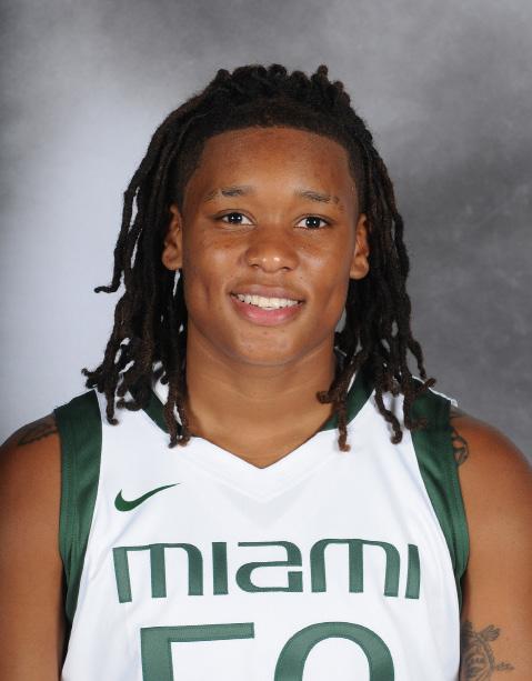@MiamiWBB As a Senior (2013-14): Started 23 of 31 games Averaged 5.8 points, 5.0 rebounds, 1.1 assists in 21.9 minutes per game Totaled 179 points, 154 rebounds, 33 assists and 680 minutes Hit 38.