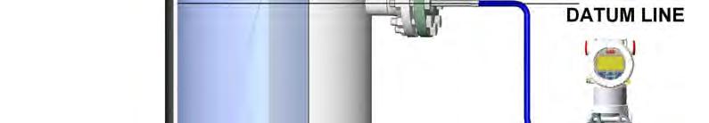 8). Locate the remote seal in the side or top of the pipe to avoid collection of sediment on the seal